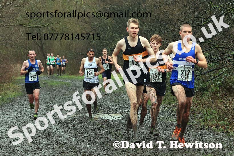Senior mens 2023 North Eastern Cross Country Champs., Temple Park, South Shields. Photo: David T. Hewitson/Sports for All Pics